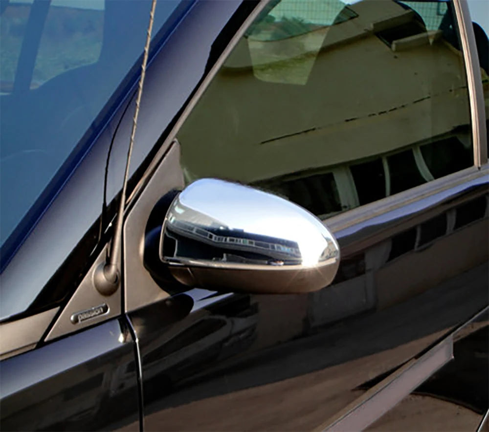 Rearview Chrome Side Wing Mirror Cover for Mercedes-Benz Smart Fortwo 453 2015 2016 2017 Exterior Mirror Cap Cover Trim