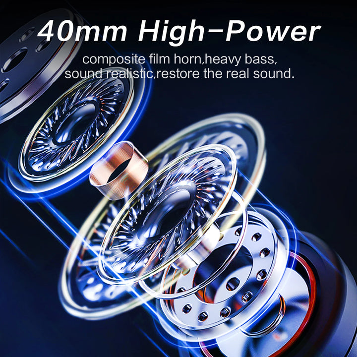 2Pcs Fodsports M1-S Plus Motorcycle Helmet Intercom Bluetooth Headset 8 Riders Moto Interphone,Music Sharing,FM Radio