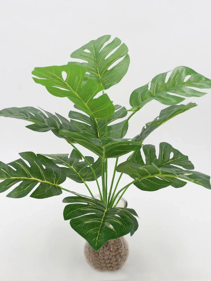 Artificial Monstera Palm Leaves Décor