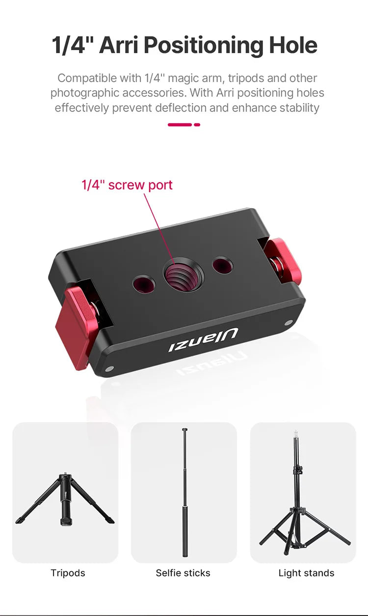 Ulanzi MT-50 Magnetic Tripod for Dji Osmo Action 5 4 3 Adjustable Underwater Selfie Stick Stand Mount Action Camera Accessories