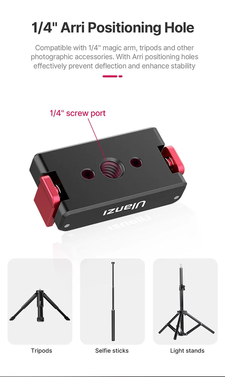 Ulanzi MT-50 Magnetic Tripod for Dji Osmo Action 5 4 3 Adjustable Underwater Selfie Stick Stand Mount Action Camera Accessories