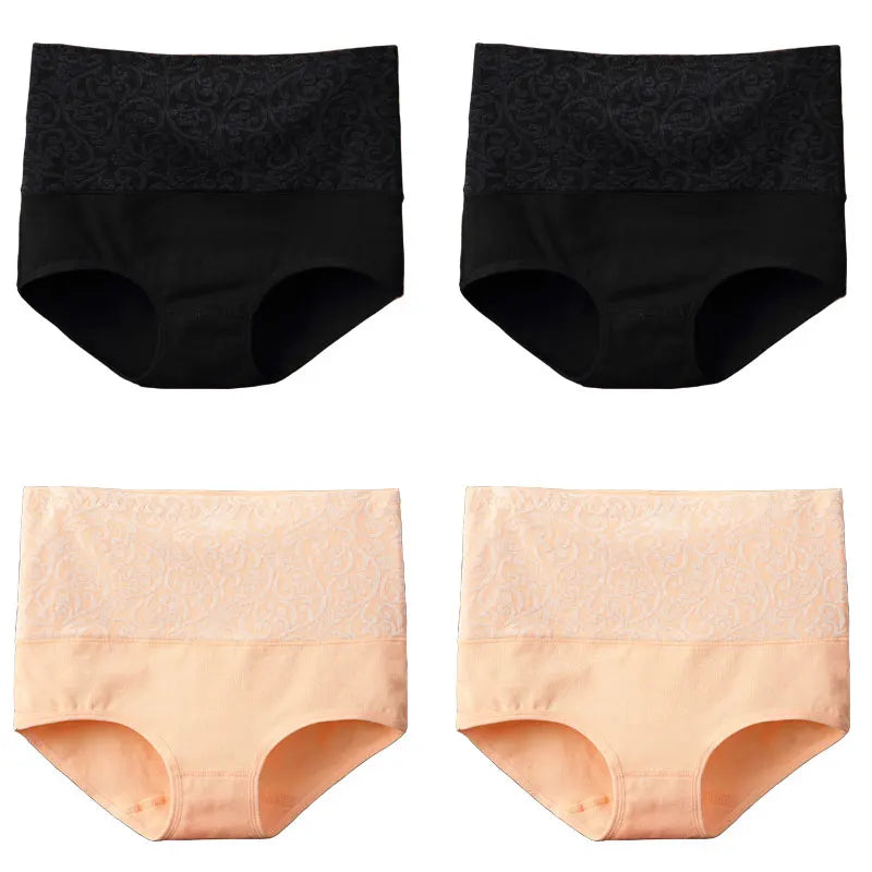 Cotton Underwear Women High Waist Lingerie For Ladies Briefs Tummy Control Panties C-Section Recovery XXXXL Plus Size Underpants