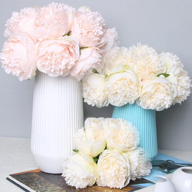 Artificial Peony Rose Bouquet