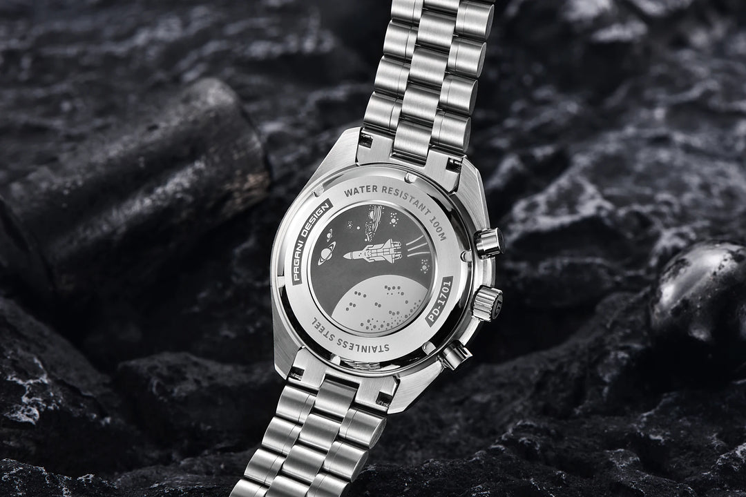PAGANI DESIGN 2024 New V5 PD1701 Men's Watches Luxury Quartz Watch Men Sport Speed Chronograph AR Sapphire glass 100M Waterproof