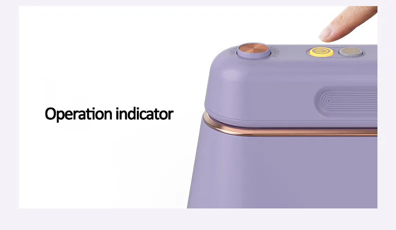 New Hanging Ironing Machine Handheld 1000W Home Small Steam Iron Portable Dry Wet Double Ironing 6 Holes For Steam