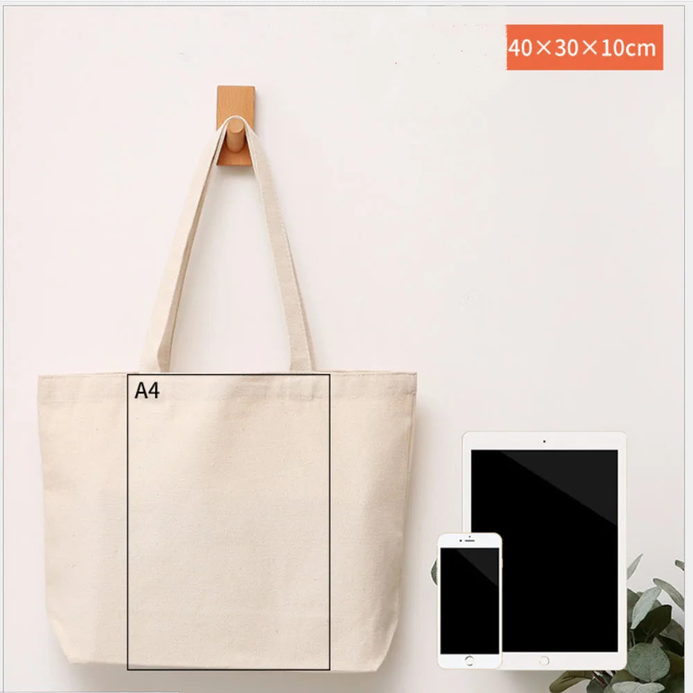 Canvas Bag Grocery Bag Food shopper Bag Eco-Friendly foldable Bag folding Pocket Tote Portable Shoulder Handbags Shopping bag