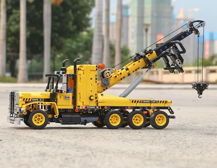 Mould King 17011 Technical MOC-43434 Heavy-duty Tow Truck Building Blocks City Engeineering Bricks Car Toys Christmas Gifts