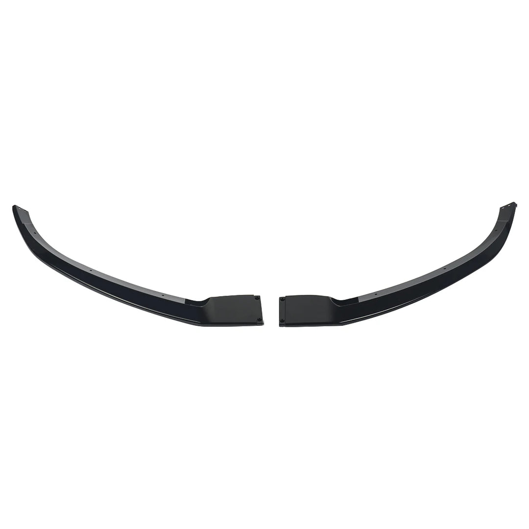 MagicKit ABS Car Front Bumper Spoiler Lip Splitter Trim for Mercedes Benz C-Class C205 W205 A205 2015 2016 2017 2018 Black CAR