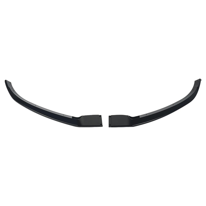 MagicKit ABS Car Front Bumper Spoiler Lip Splitter Trim for Mercedes Benz C-Class C205 W205 A205 2015 2016 2017 2018 Black CAR