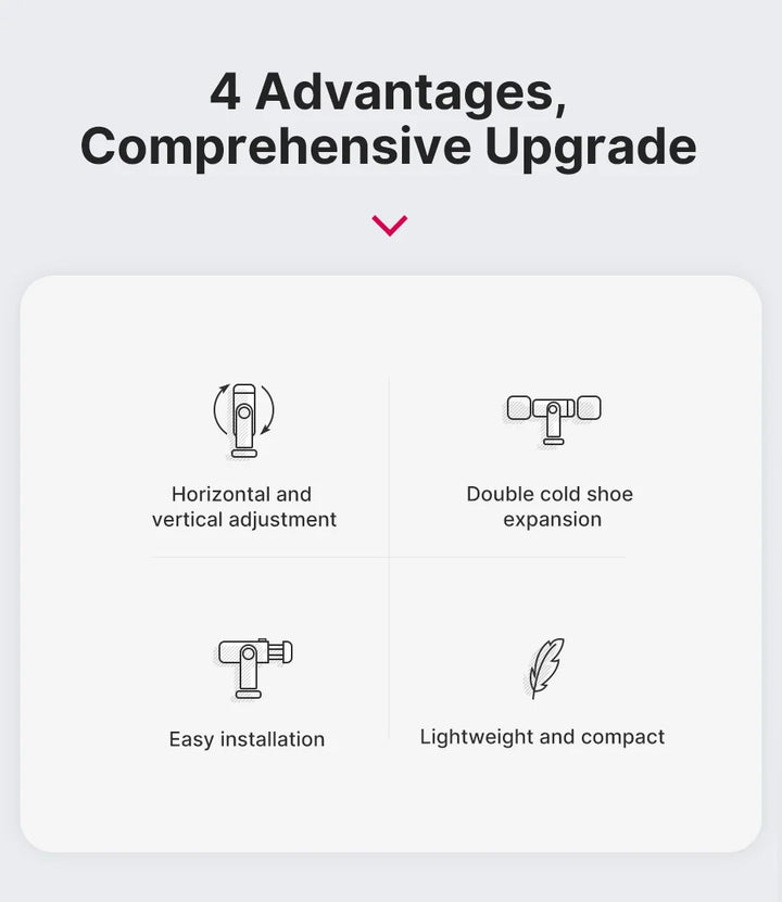 Ulanzi ST-06S 360°Rotatable Phone Holder Vertical Shoot PhoneMount Tripod Mount With Cold Shoe phone Clip Clamp Vlog Video
