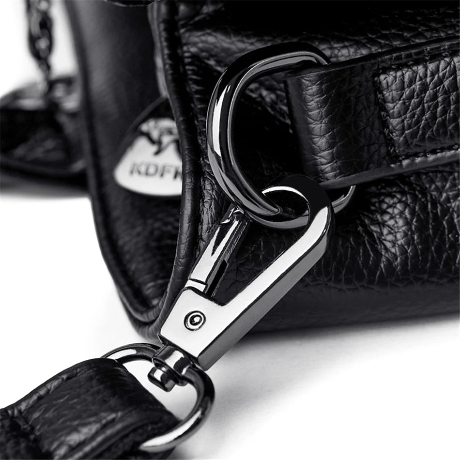 Genuine Brand Luxury Designer Women Bags High Quality Leather Shoulder Crossbody Messenger Tote Bag Large Handbag Purses
