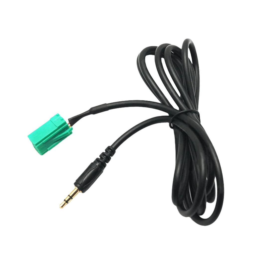 Car Aux Cable 3.5MM Audio Adapter For Renaults Clio Espace Kangoo Megane Scenic Trafic Twingo 2005 2006 2007 2008 2009 Active