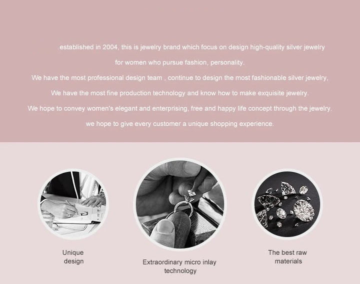 925 Sterling Silver High-End Fashion Jewelry White Zircon Round Earrings Exquisite Diamond-Studded Crystal Earrings Ladies Party
