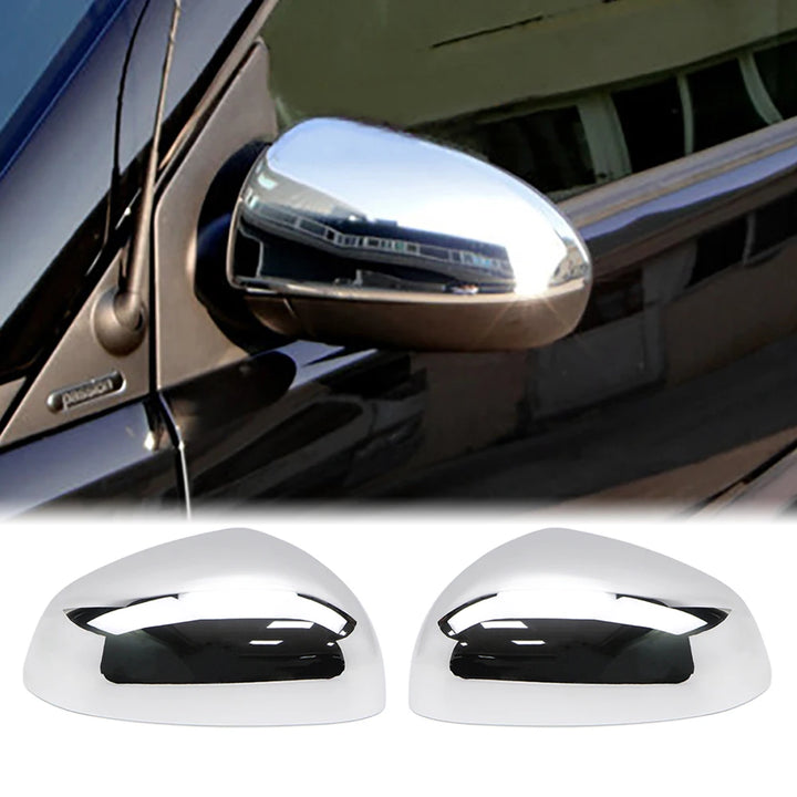 Rearview Chrome Side Wing Mirror Cover for Mercedes-Benz Smart Fortwo 453 2015 2016 2017 Exterior Mirror Cap Cover Trim