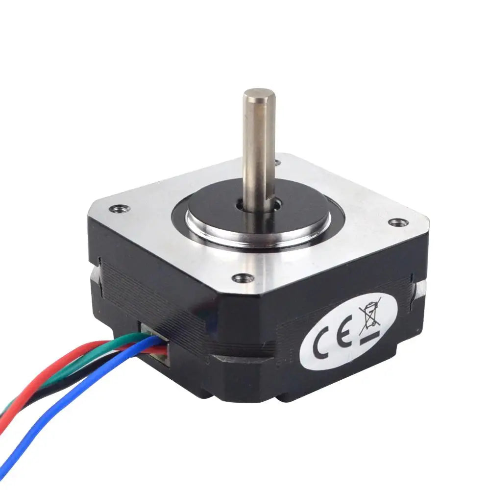 STEPPERONLINE 17HS08-1004S Nema 17 Stepper Motor 20.5mm 16Ncm 1A 42 Step Motor 4-Lead for Extruder CNC XYZ 3D Printer