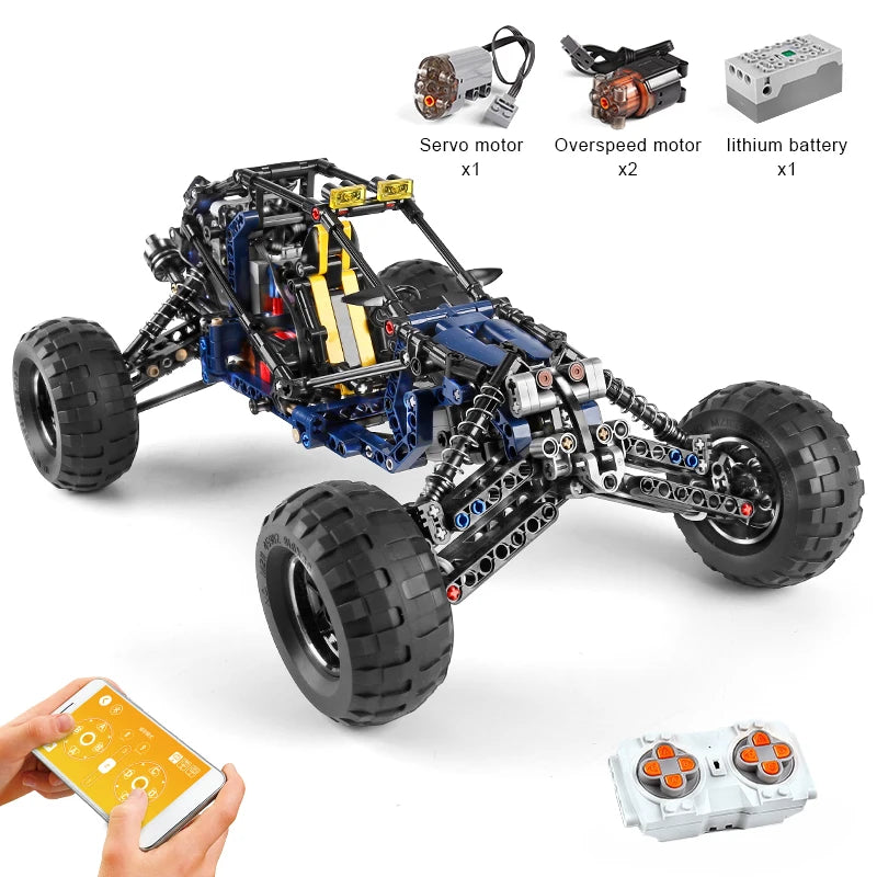 MOULD KING 18002 Technical RC Car Toys For Boys Building Blocks Remote Control Off-Road Car Terrain Climbing Buggy Truck Gifts