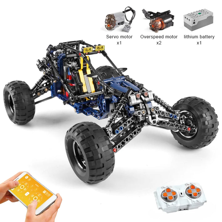 MOULD KING 18002 Technical RC Car Toys For Boys Building Blocks Remote Control Off-Road Car Terrain Climbing Buggy Truck Gifts