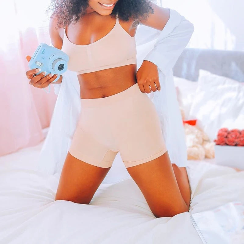 Anti Chafing Underwear for Women New Boyshorts Panties Smooth Slips Shorts for Women Under Dress Tummy Control Shapewear