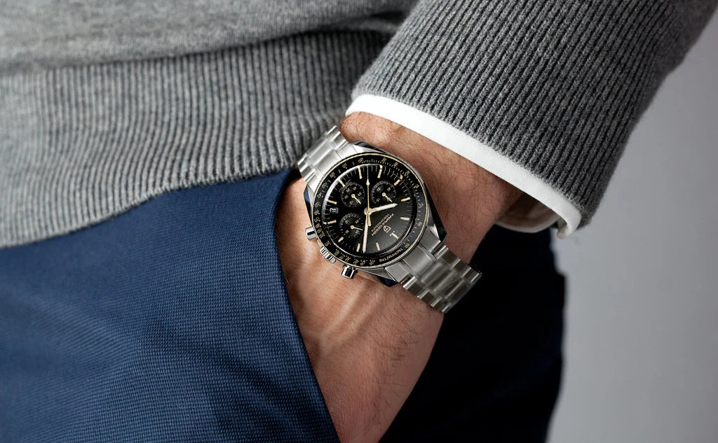 2025 New PAGANI DESIGN Tribute to CK2998 Moon Watch Retro Luxury Quartz Watches For Men Stainless steel Sport Chronograph Man