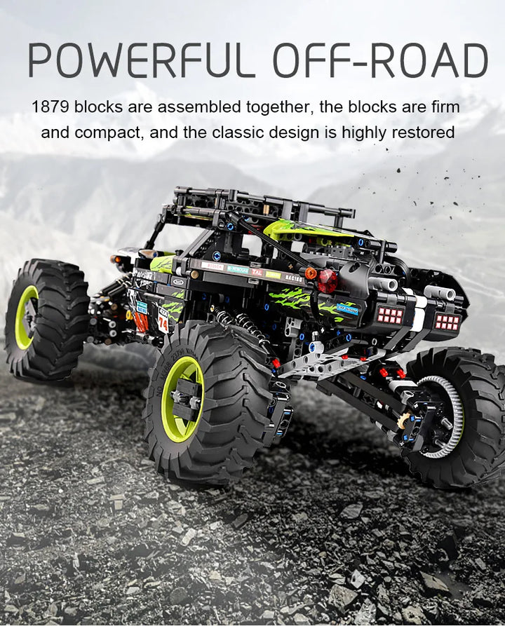 MOULD KING 18002 Technical RC Car Toys For Boys Building Blocks Remote Control Off-Road Car Terrain Climbing Buggy Truck Gifts