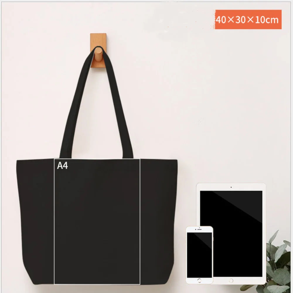 Canvas Bag Grocery Bag Food shopper Bag Eco-Friendly foldable Bag folding Pocket Tote Portable Shoulder Handbags Shopping bag