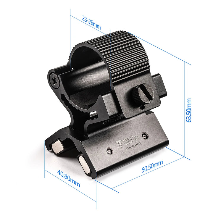 TrustFire GM03 Magnet Flashlight Mount Holder Universal Force Magnetic Gun Mount for Hunting Tactical Torch Lamp