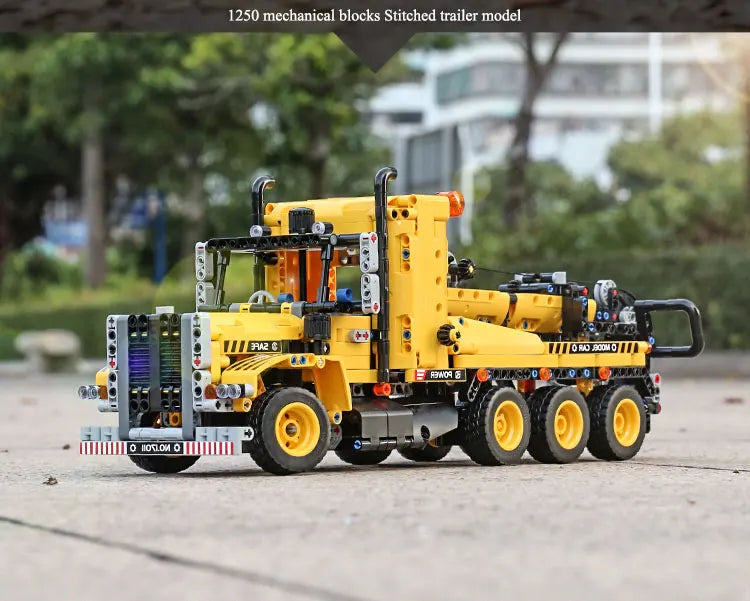 Mould King 17011 Technical MOC-43434 Heavy-duty Tow Truck Building Blocks City Engeineering Bricks Car Toys Christmas Gifts