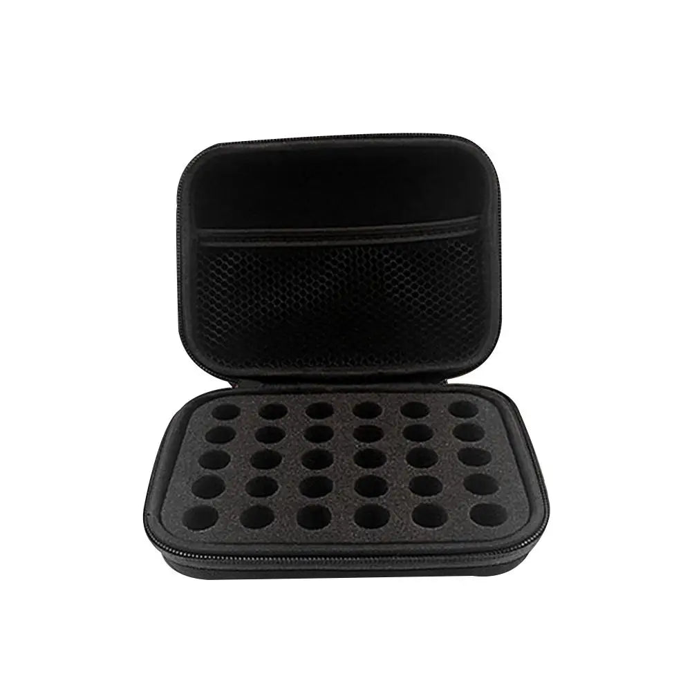 6/10/30/63 Compartments Essential Oil Box Organizer 1Ml 2Ml 3Ml Essential Makeup Storage Box Perfume Oil Essential Oil Box Case