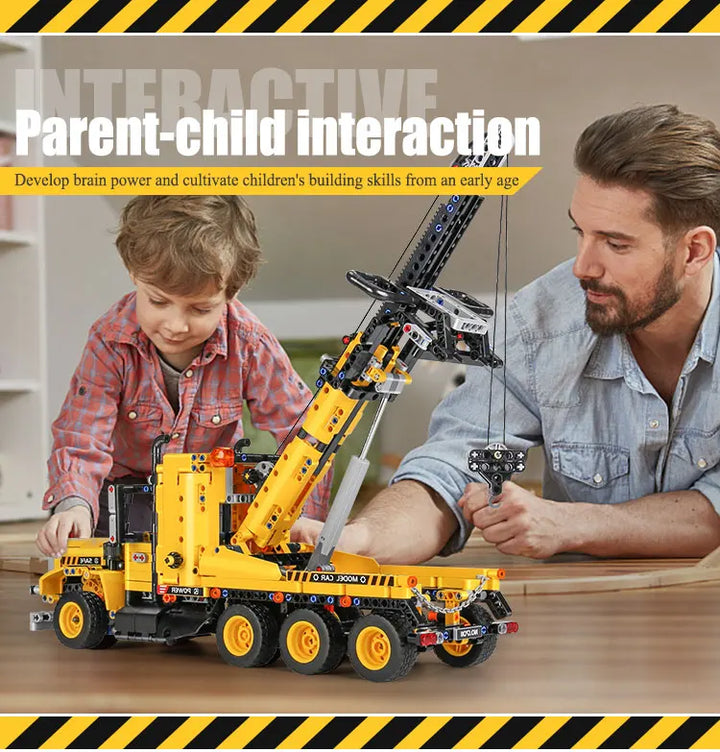 Mould King 17011 Technical MOC-43434 Heavy-duty Tow Truck Building Blocks City Engeineering Bricks Car Toys Christmas Gifts
