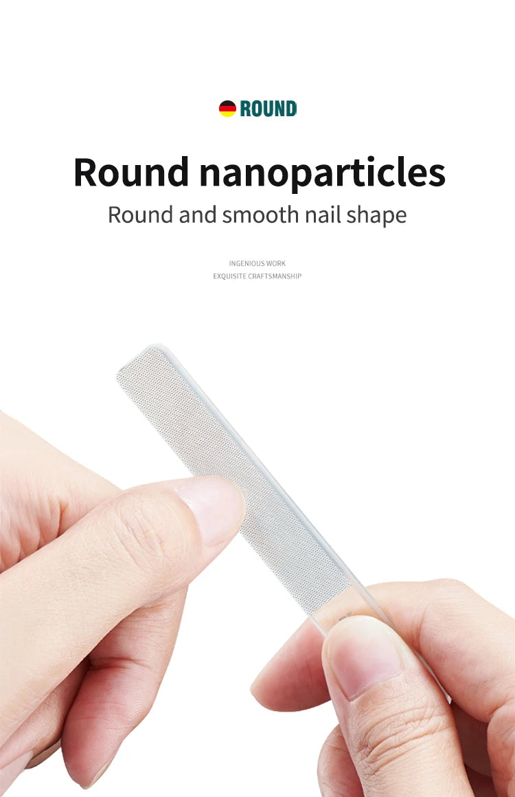 MR.GREEN  Nano Glass Nail Files Professional Polishing Manicure Art Tool  Washable make nails brighten easily like nail polish