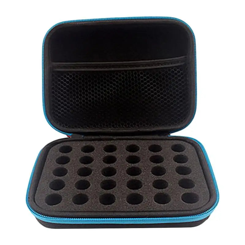 6/10/30/63 Compartments Essential Oil Box Organizer 1Ml 2Ml 3Ml Essential Makeup Storage Box Perfume Oil Essential Oil Box Case