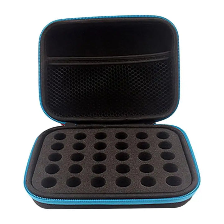 6/10/30/63 Compartments Essential Oil Box Organizer 1Ml 2Ml 3Ml Essential Makeup Storage Box Perfume Oil Essential Oil Box Case