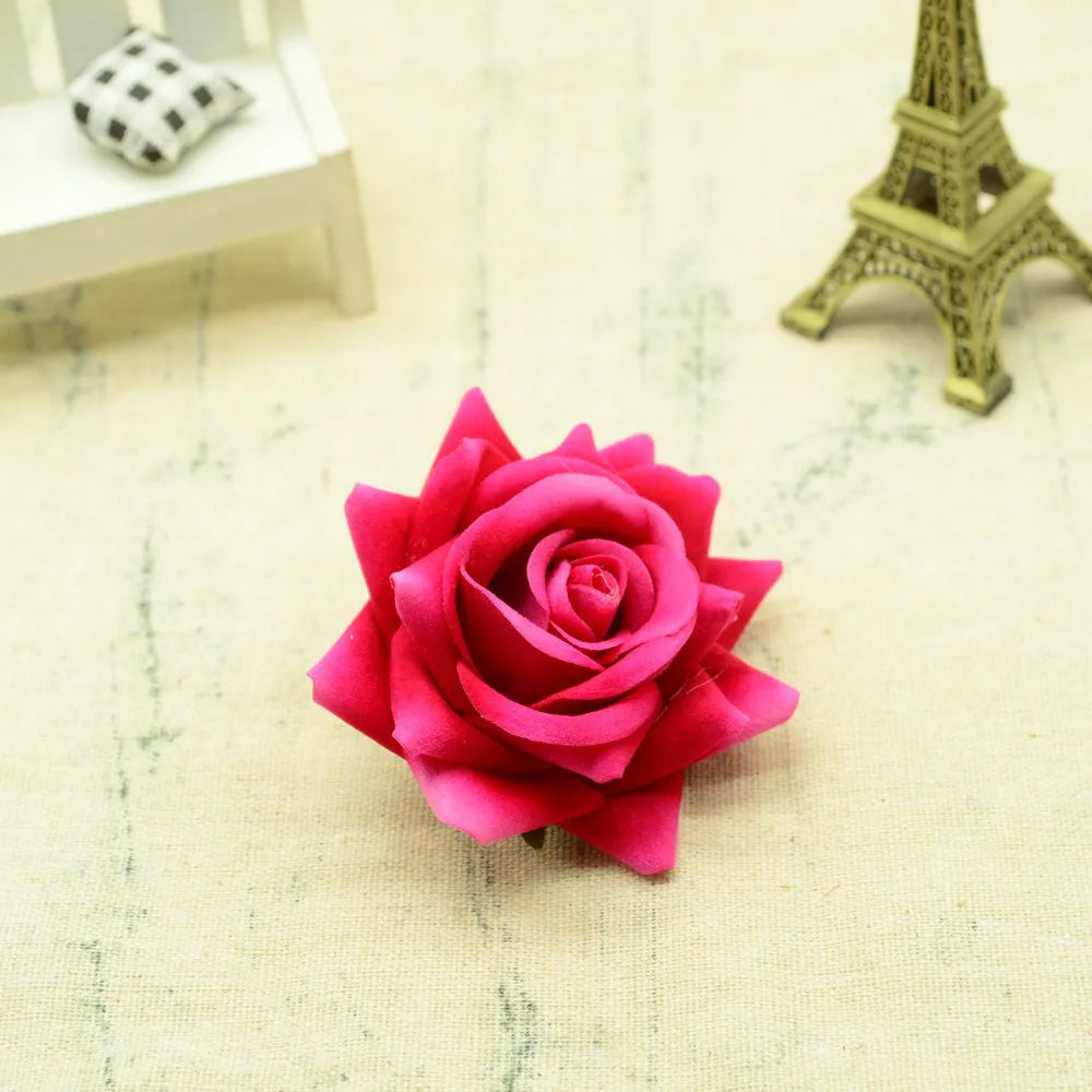 Artificial Silk Roses for Décor