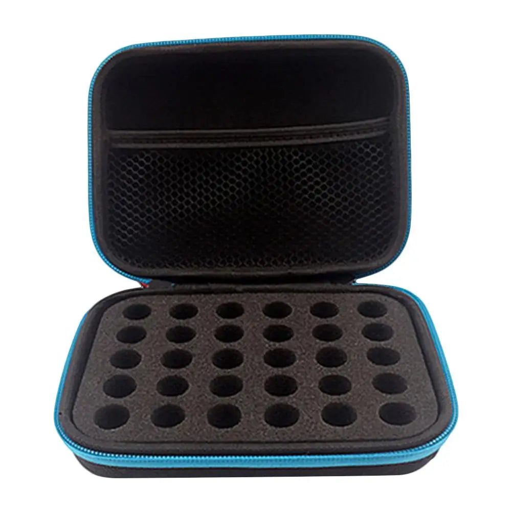 6/10/30/63 Compartments Essential Oil Box Organizer 1Ml 2Ml 3Ml Essential Makeup Storage Box Perfume Oil Essential Oil Box Case