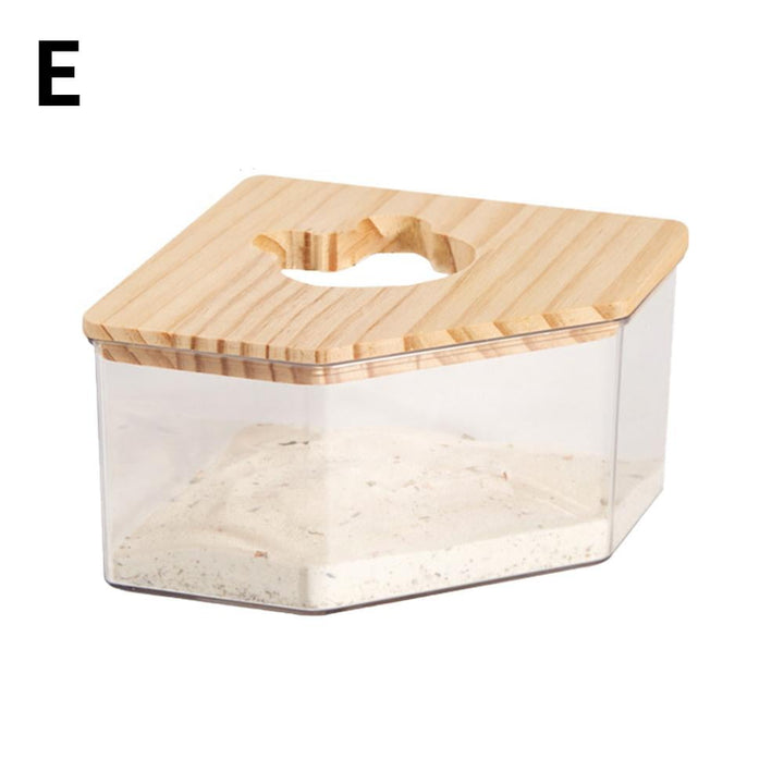 Yiokii Hamster Litter Box Pet Litter Box Potty Plastic Corner For Small Trainer