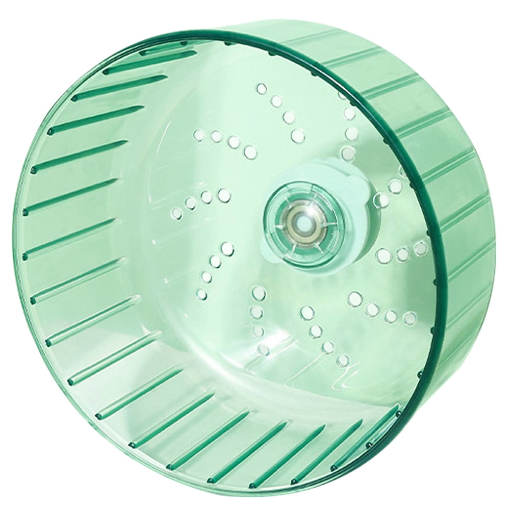 Toyandona Small Animal Exercise Wheels Light Green ABS Resin 1Set 4.7x2.0in