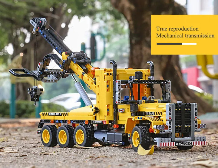 Mould King 17011 Technical MOC-43434 Heavy-duty Tow Truck Building Blocks City Engeineering Bricks Car Toys Christmas Gifts