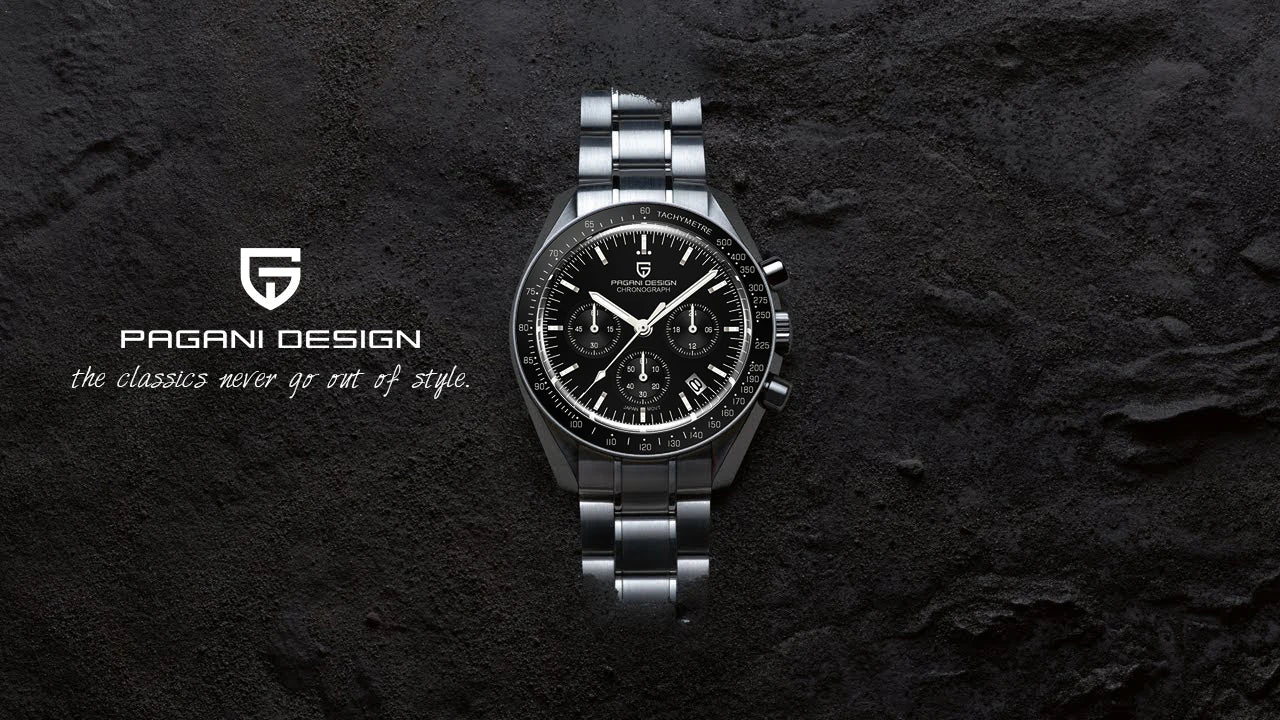 2025 New PAGANI DESIGN Tribute to CK2998 Moon Watch Retro Luxury Quartz Watches For Men Stainless steel Sport Chronograph Man