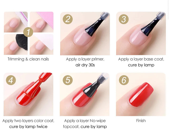 VENALISA VIP4 Kit Nail Gel Polish HEMA FREE Full Coverage 36/60 Color Gel Pigment Professional Nail Art Long-lasting Gel Varnish