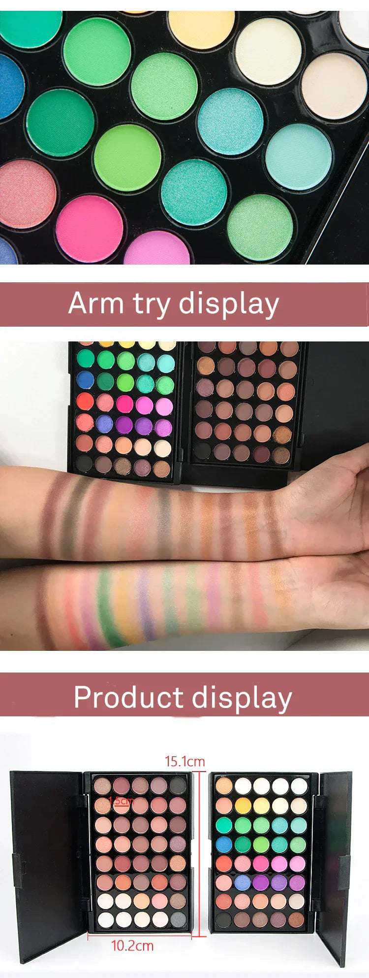40-Color Earth Tone Eyeshadow