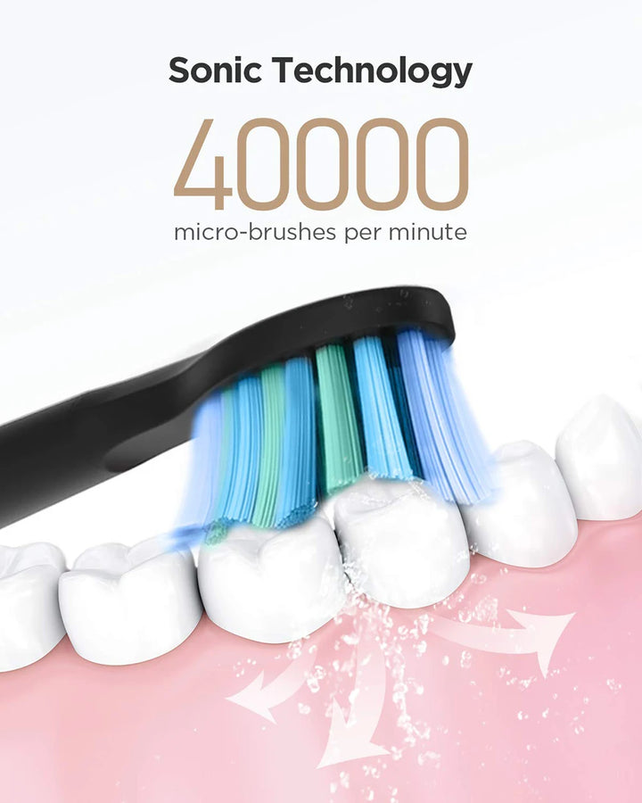 Fairywill Electric Sonic Toothbrush FW-507 USB Charge Rechargeable Adult Waterproof Electronic Tooth Brushes Replacement Heads S