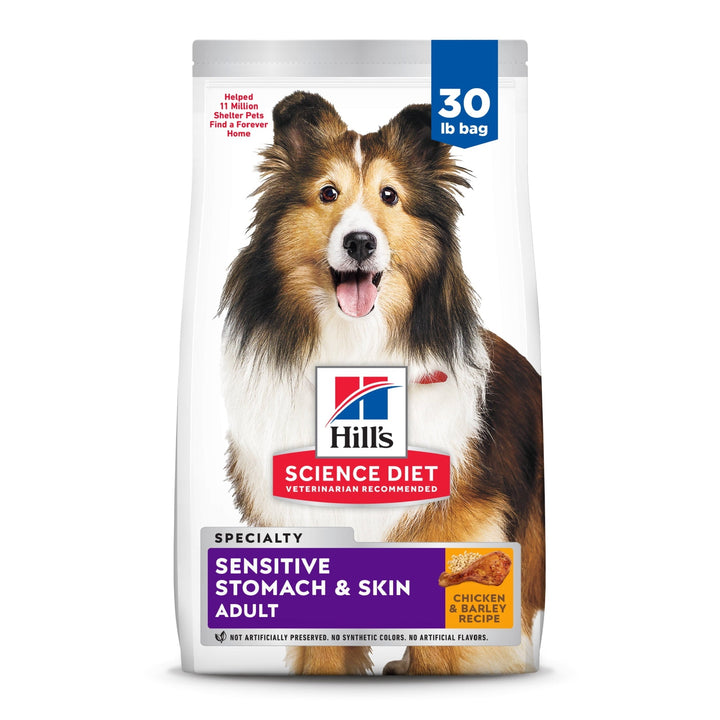 Hill's Science Diet Sensitive Stomach & Skin Chicken Dry Dog Food, 30lb Bag