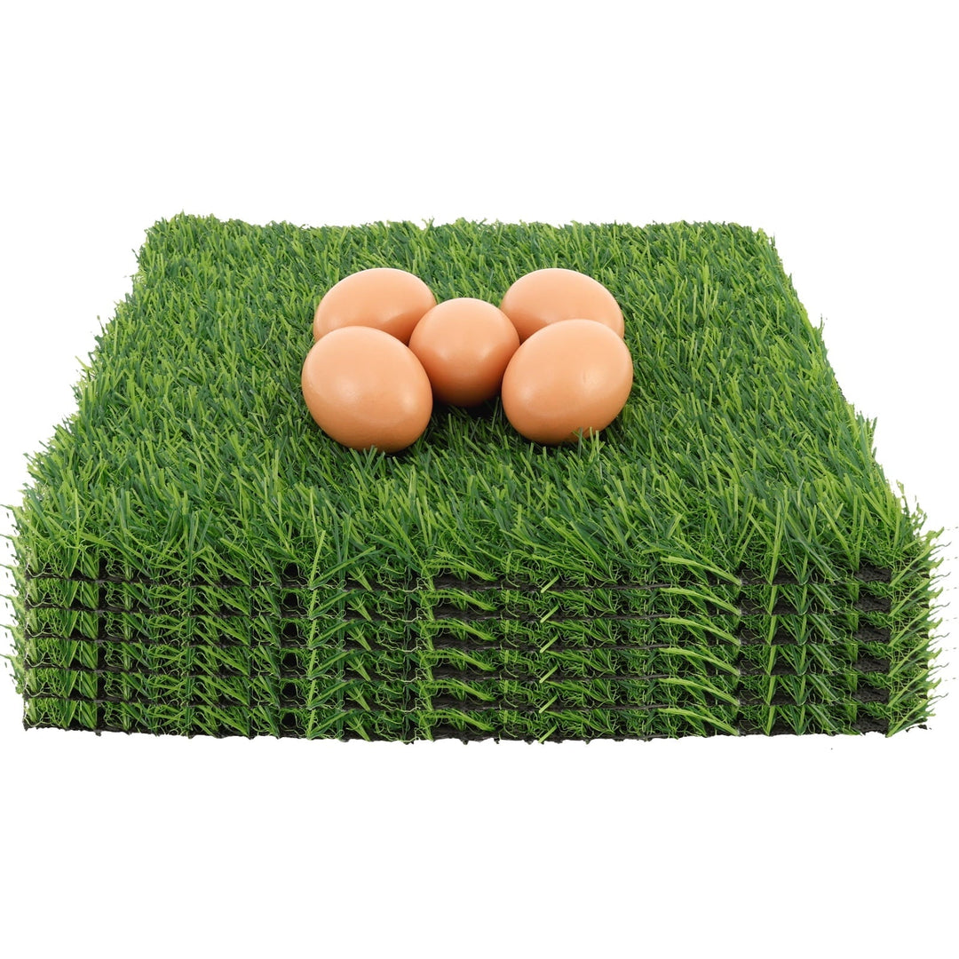 LINFANG 6Pcs Chicken Nesting Pads 12inch Reusable Chicken Laying Pads Nonslip Hen Bedding Mats Hen Coop Nest Liners Poultry Supplies for Laying Eggs