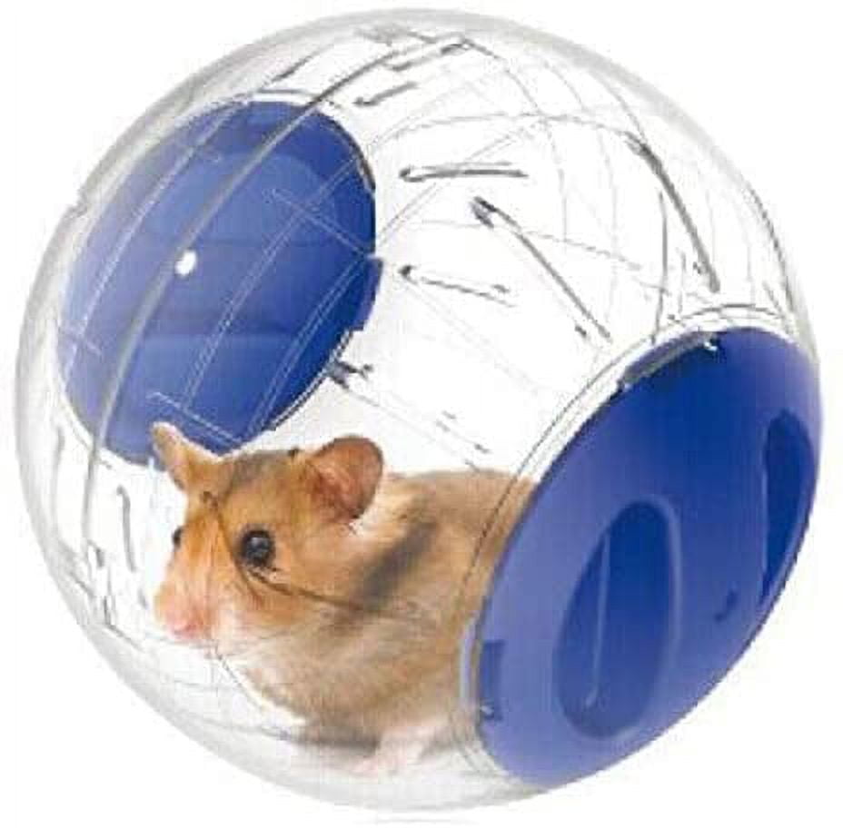 Laegsmetg 12cm Boule Gym pour Hamsters et Souris en Plastique - Transparent Jouet Amusant Balle d'exercice pour Hamster Nain