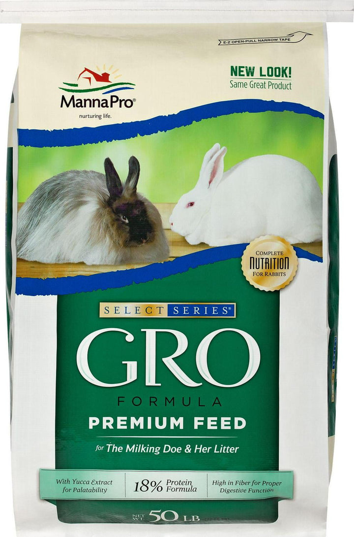 Manna Pro Select Series GRO Formula Rabbit Feed, 50 lb.