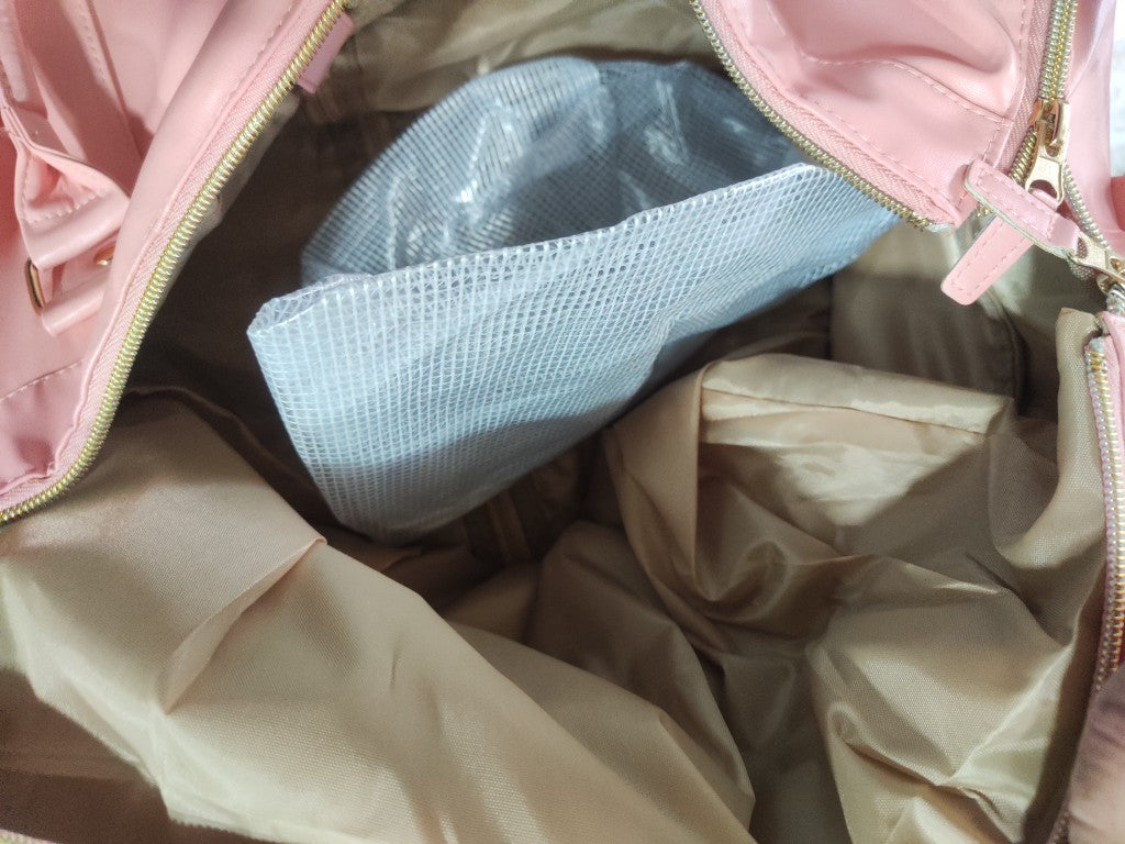 Foldable Women's Outdoor Gym Bag Overnight Luggage Bag