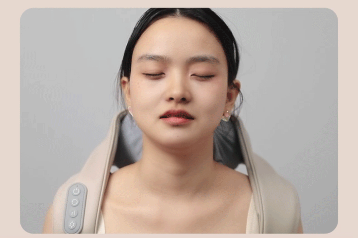 Ox Neck Massager Genuine Goods Back Waist Shoulder Spine Neck Kneading Handy Gadget Trapezius Massage Instrument