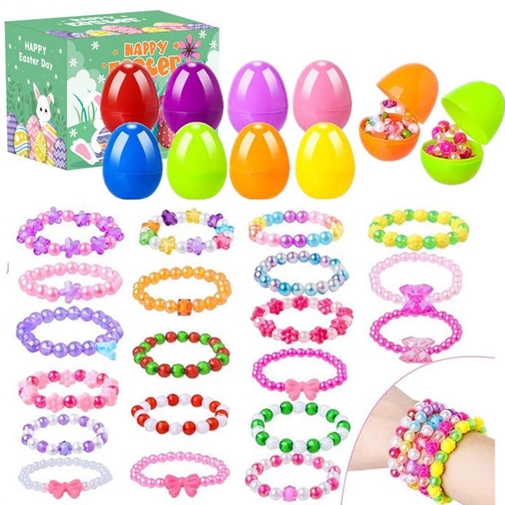 Children's Day Easter Egg Kids Building Blocks Blind Box Cartoon Rabbit Decompression Color Film Puzzle Egg Engineering Car Toys