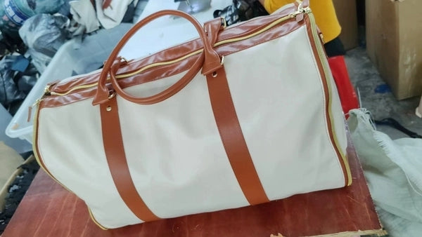 Foldable Women's Outdoor Gym Bag Overnight Luggage Bag