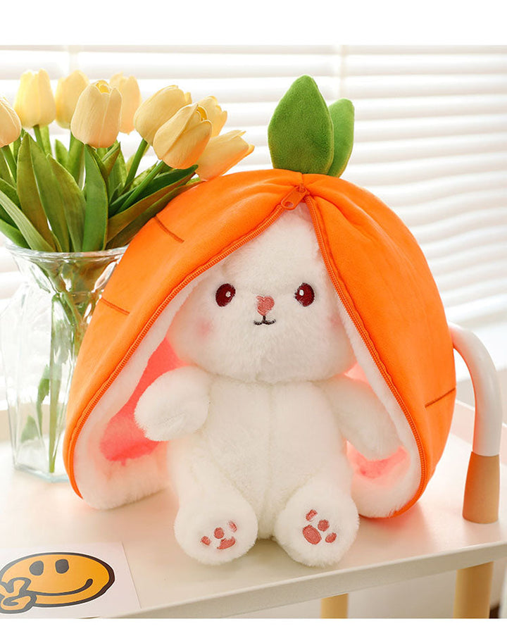 Internet Celebrity Transformed Fruit Plush Toys Strawberry Rabbit